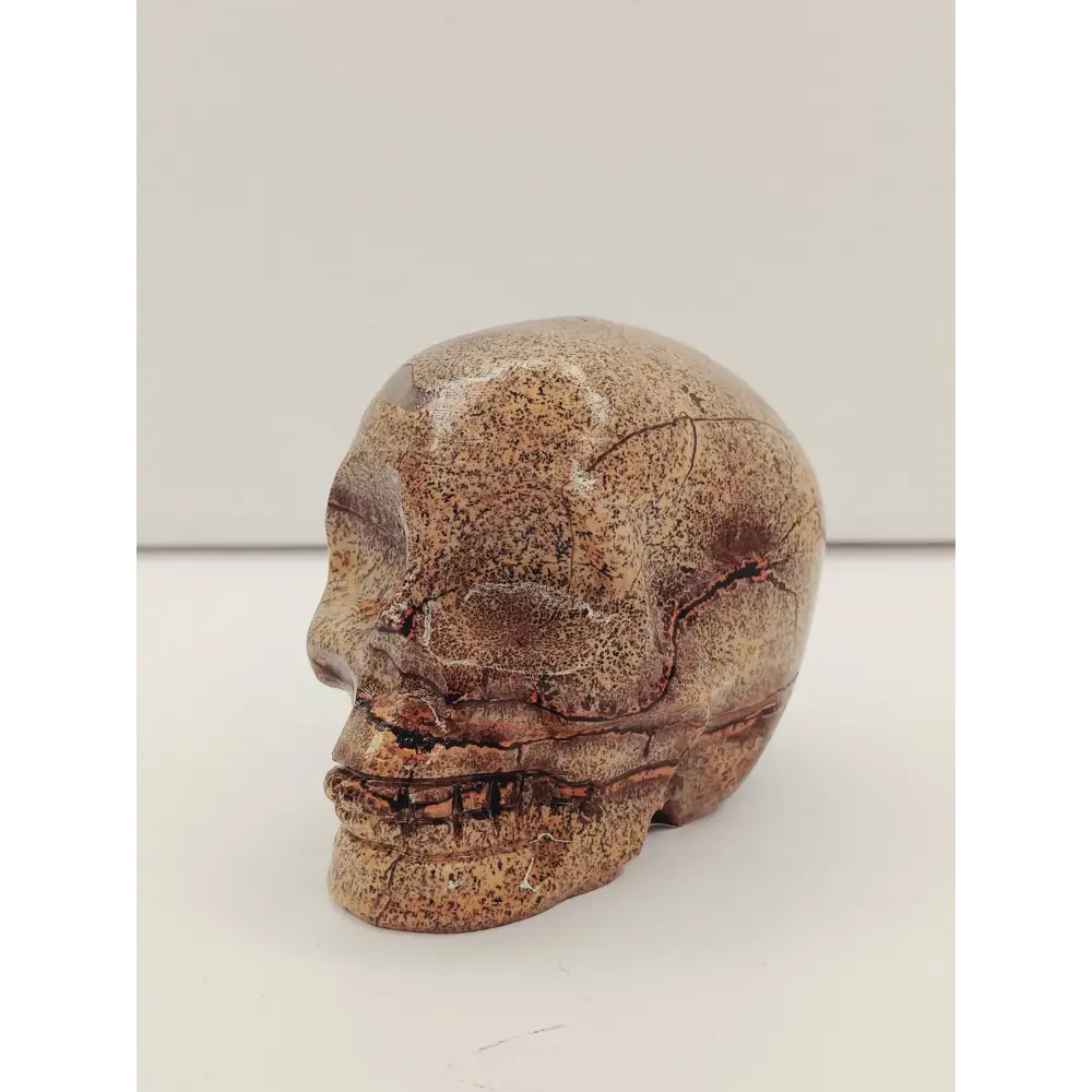 💀✨ Assorted Material Skull 2.6” – Wisdom Transformation and Protection 🌈 - Chinese Painting Stone