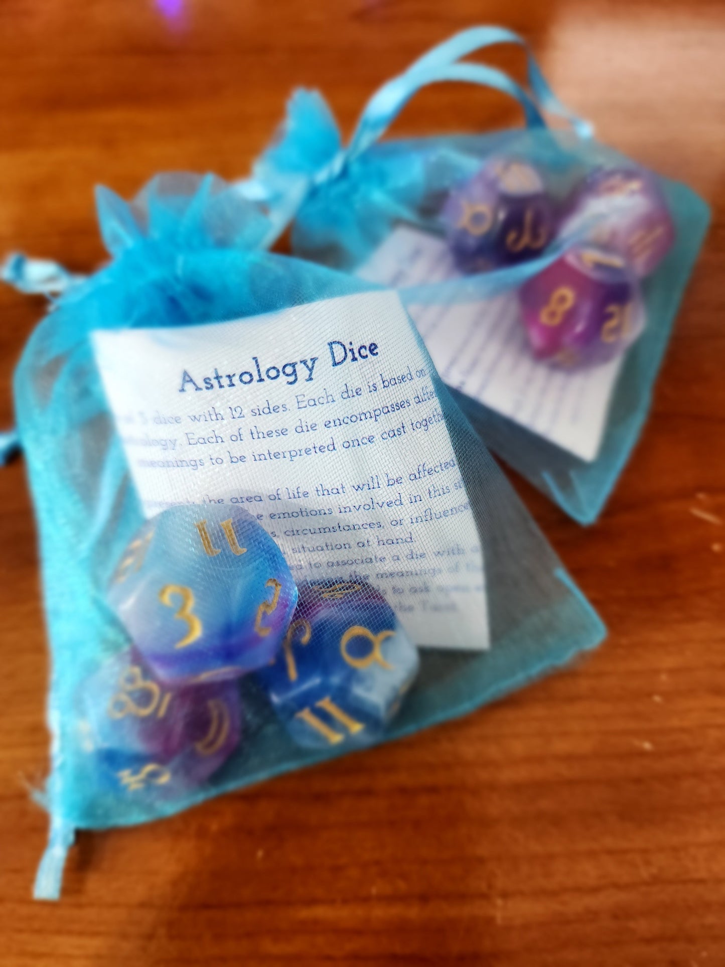 Astrology Dice Divination Set - Tarot Decks & Divination