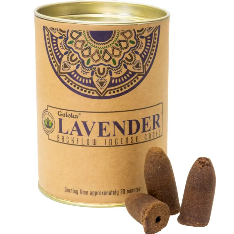 Backflow Incense Cones (pk of 24) - Lavender - Incense & Burners