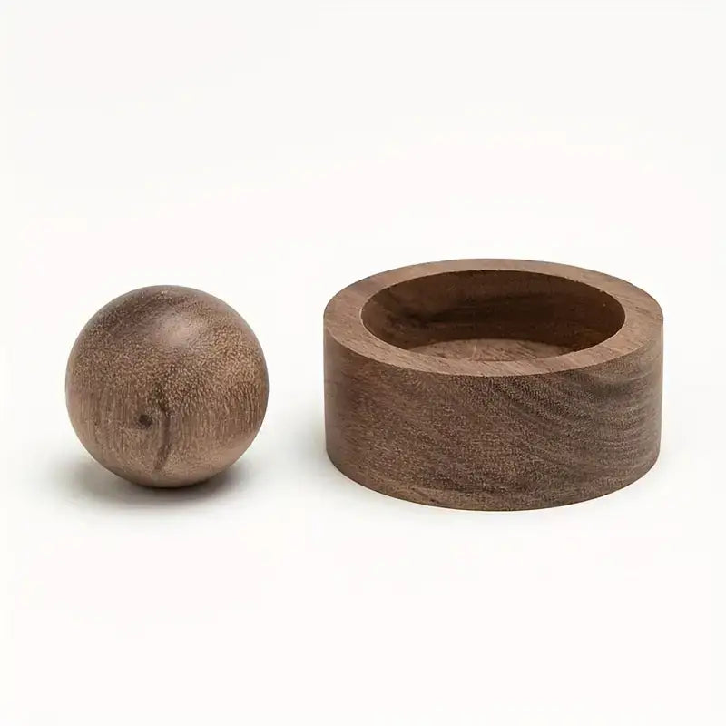 🌰✨ Black Walnut Pan Bead Oil Diffuser – Natural Aromatherapy & Earthy Elegance! 🍃 - Oils & Diffusers