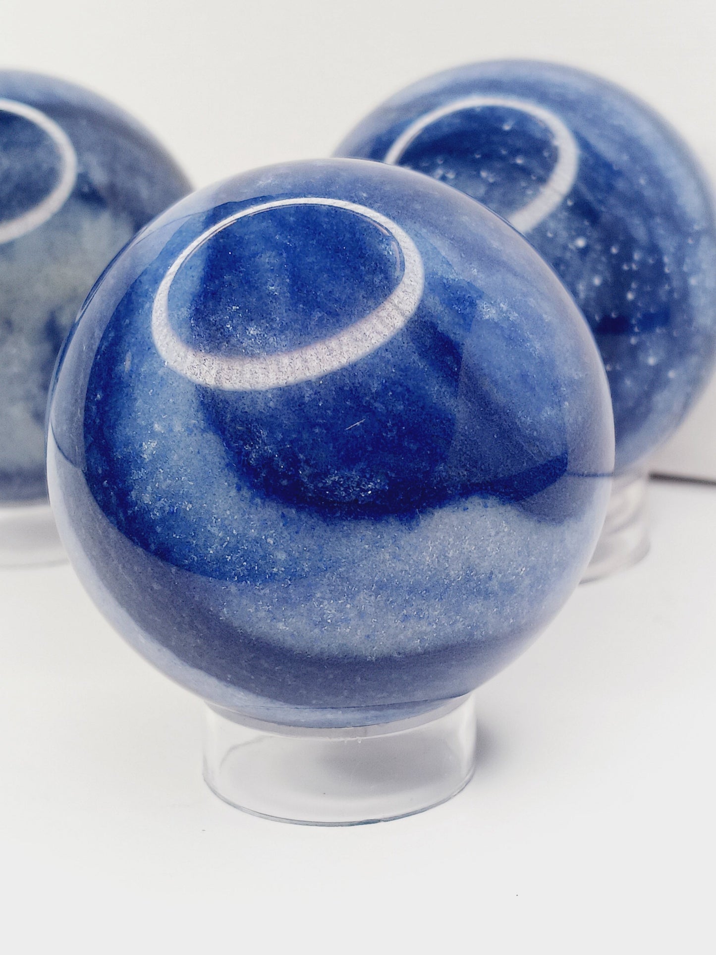 🔵✨ Blue Aventurine Sphere – Calm Communication and Empowered Insight 🌟 - Spheres