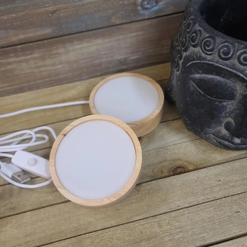 Bottom Lighted White Stand - STANDS