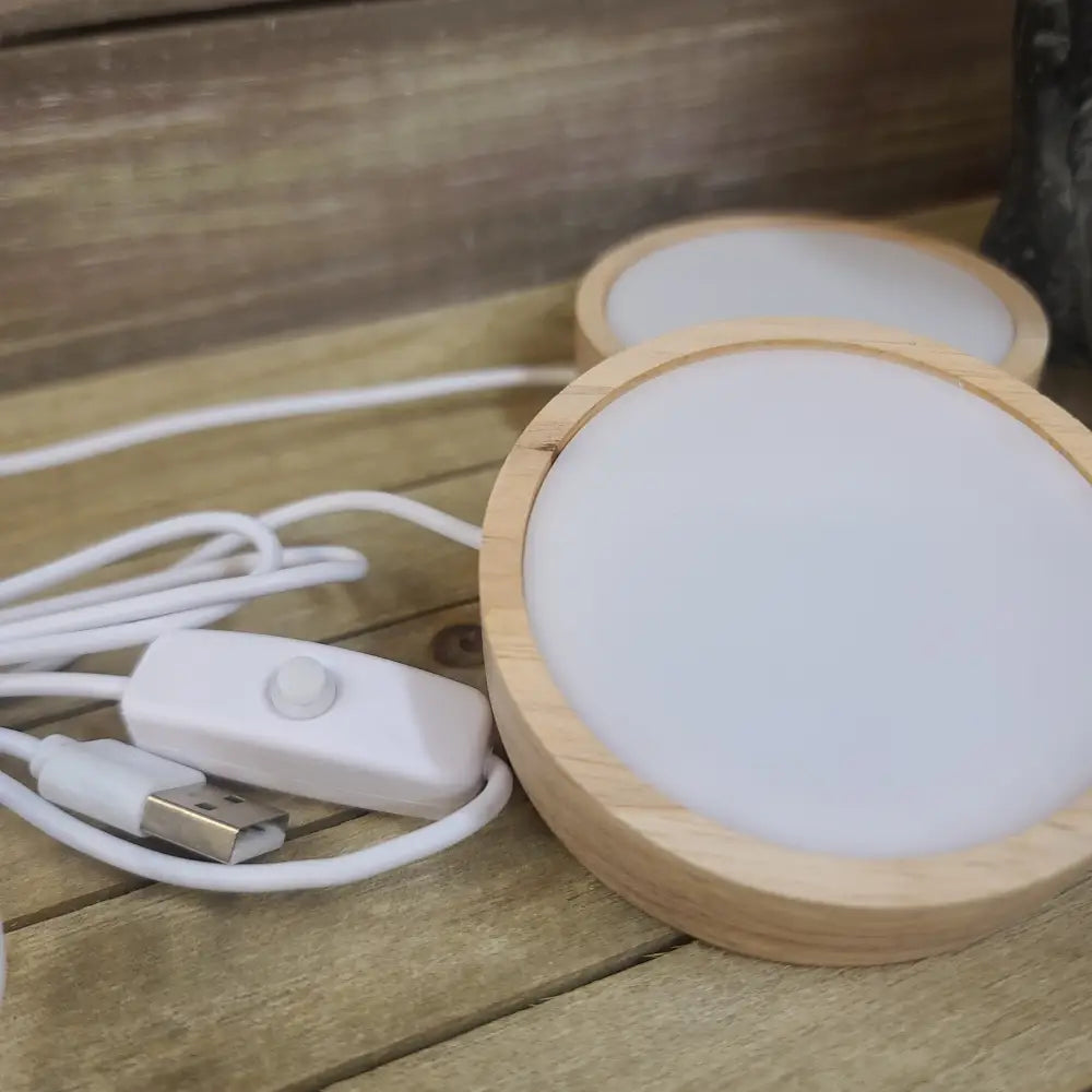 Bottom Lighted White Stand - STANDS