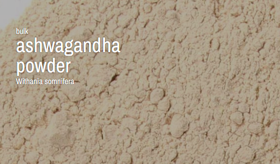 Bulk Herbs by the Half Ounce (.5 oz) - Ashwaganda Powder - Herbs & Accessories