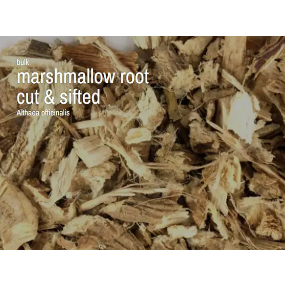 Bulk Herbs by the Half Ounce (.5 oz) - Marshmallow Root - Herbs & Accessories