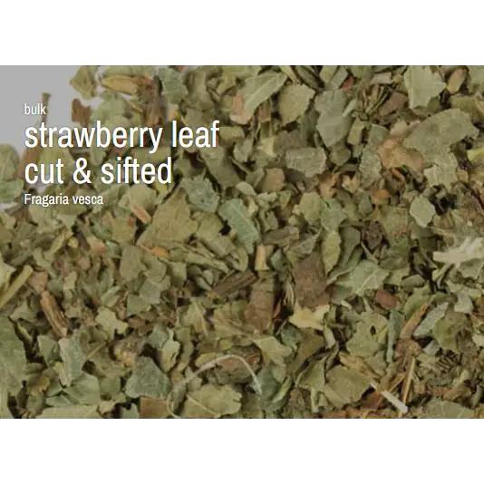 Bulk Herbs by the Half Ounce (.5 oz) - Strawberry Leaf - Herbs & Accessories
