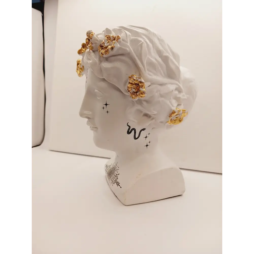 🗿✨ Bust Statues with Tattoos – Bold Artistry Modern Magic and Unique Decor!🎨 Made by Samantha Dentterder