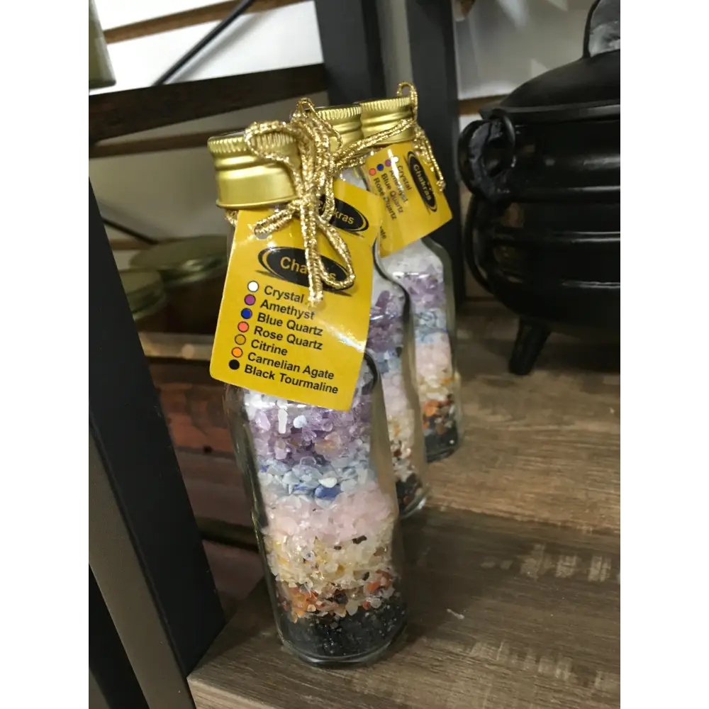 🌈✨ Chakra Bottle – Crystal Alignment for Mind Body & Spirit! 🧘♀️ - NON-TYPED YET