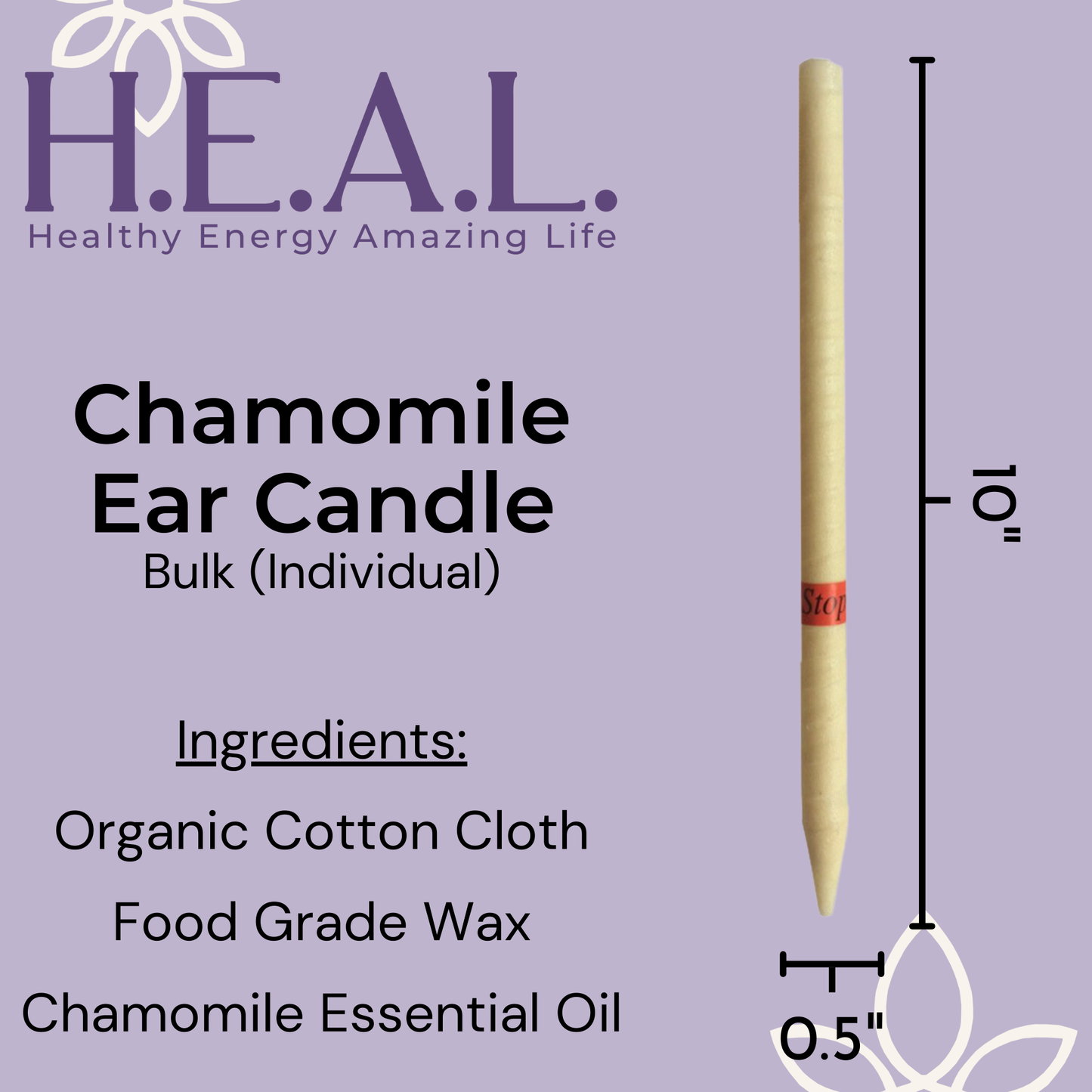 🌼✨ Chamomile Harmony’s Ear Candles – Gentle Relaxation & Soothing Self-Care (2-Pack) 🕯️ - Candles & Accessories
