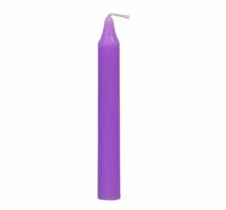 🕯️✨ Chime Ritual Candles Assortment 4 Inch – Colorful Magic and Intention Setting ✨🕯️ - Purple - Candles & Accessories