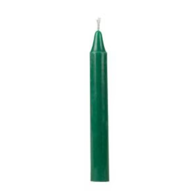 🕯️✨ Chime Ritual Candles Assortment 4 Inch – Colorful Magic and Intention Setting ✨🕯️ - Green - Candles & Accessories