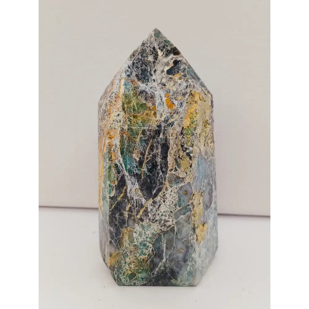 ๐โจ Chrysocolla Chalcopyrite & Fuchsite Towers โ Empowerment Abundance & Heart Healing! ๐ฟ - 4 - Towers