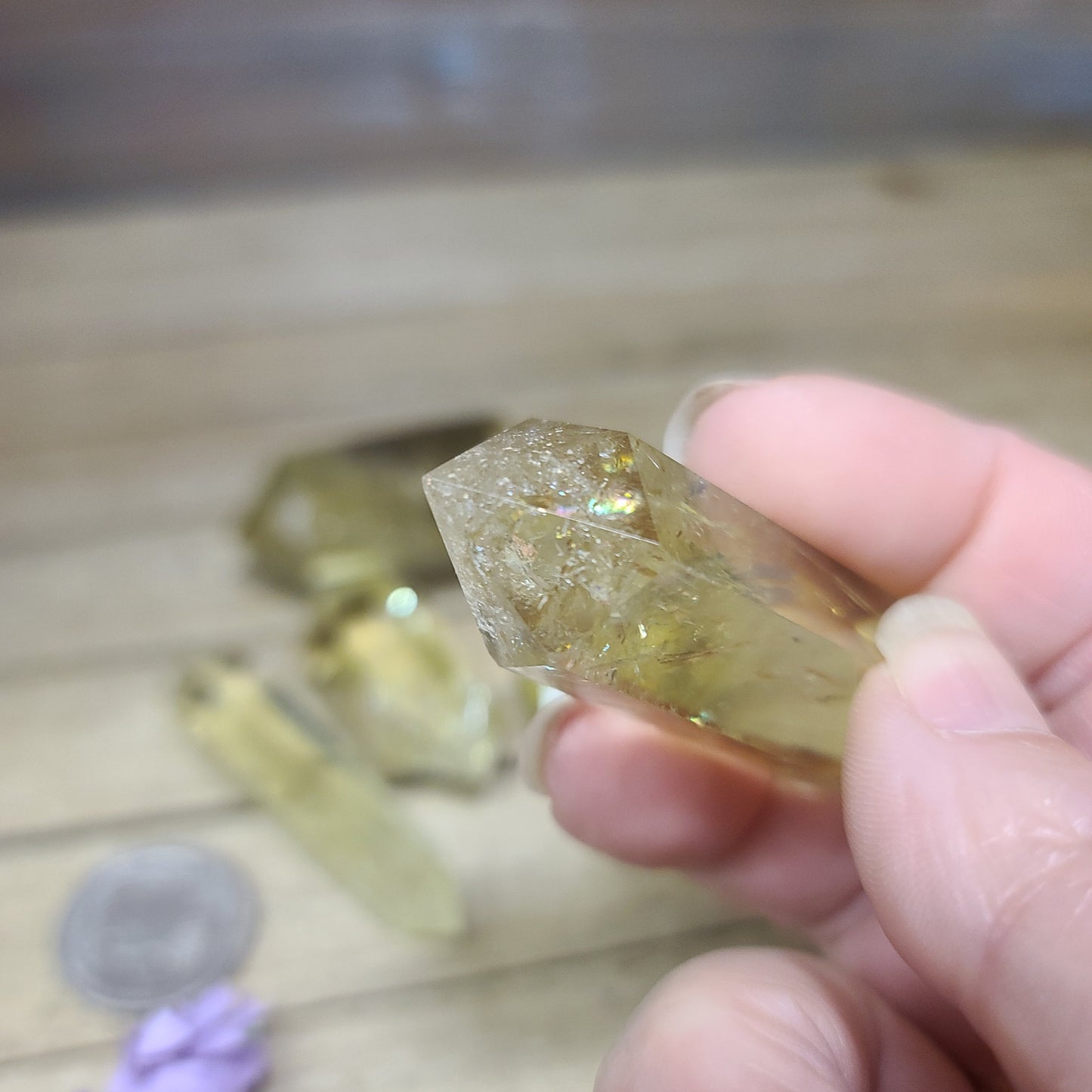 Citrine Double Terminated Crystals - Towers