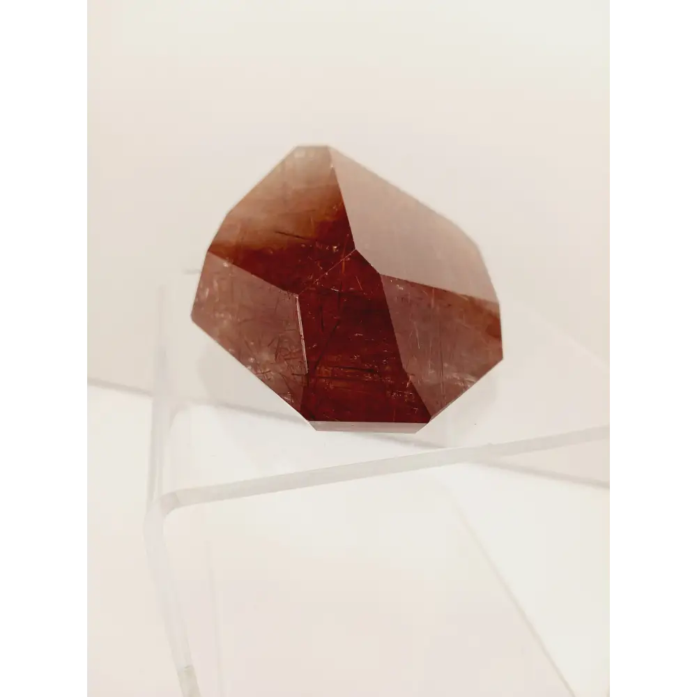 ⚡✨ Copper Rutilated Smokey Quartz 4’’ x 2.75’’ x 2’’ – Ground Energize and Transform 🌑