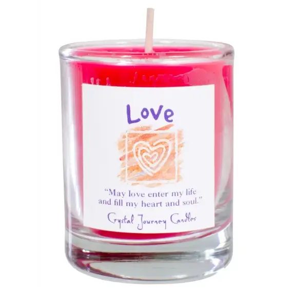 Harmonia Reiki Herbal Votive Candle - Love - Candles & Accessories