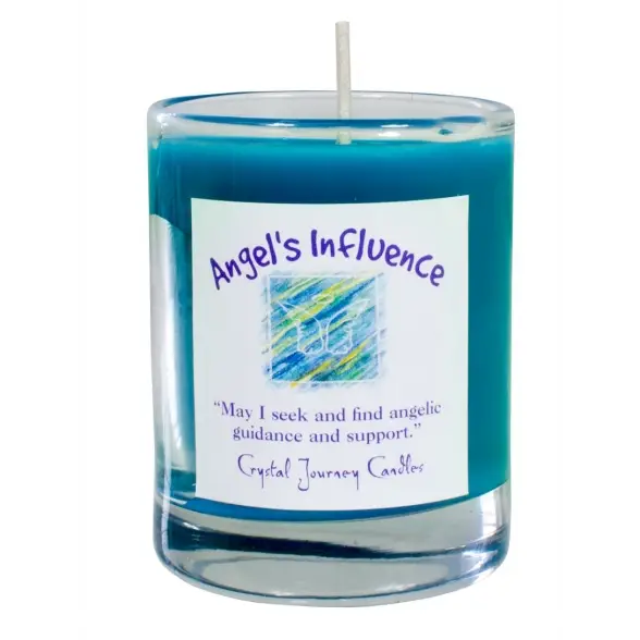 Harmonia Reiki Herbal Votive Candle - Angel’s Influence - Candles & Accessories
