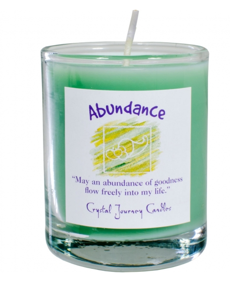 Harmonia Reiki Herbal Votive Candle - Abundance - Candles & Accessories