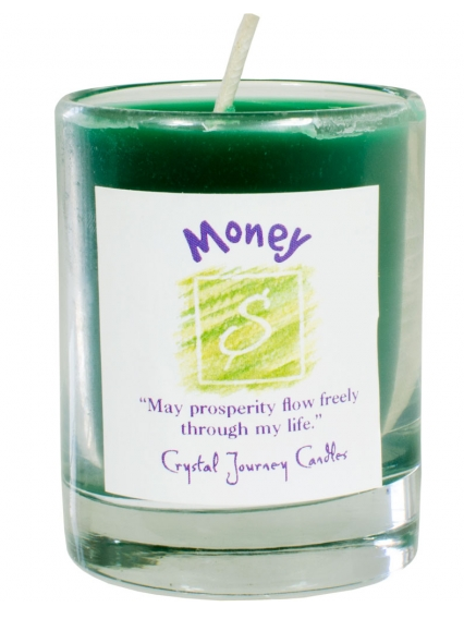 Harmonia Reiki Herbal Votive Candle - Money - Candles & Accessories