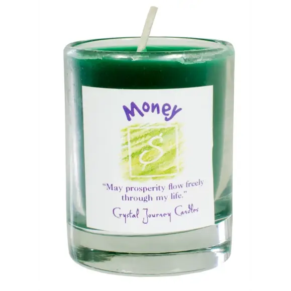 Harmonia Reiki Herbal Votive Candle - Money - Candles & Accessories