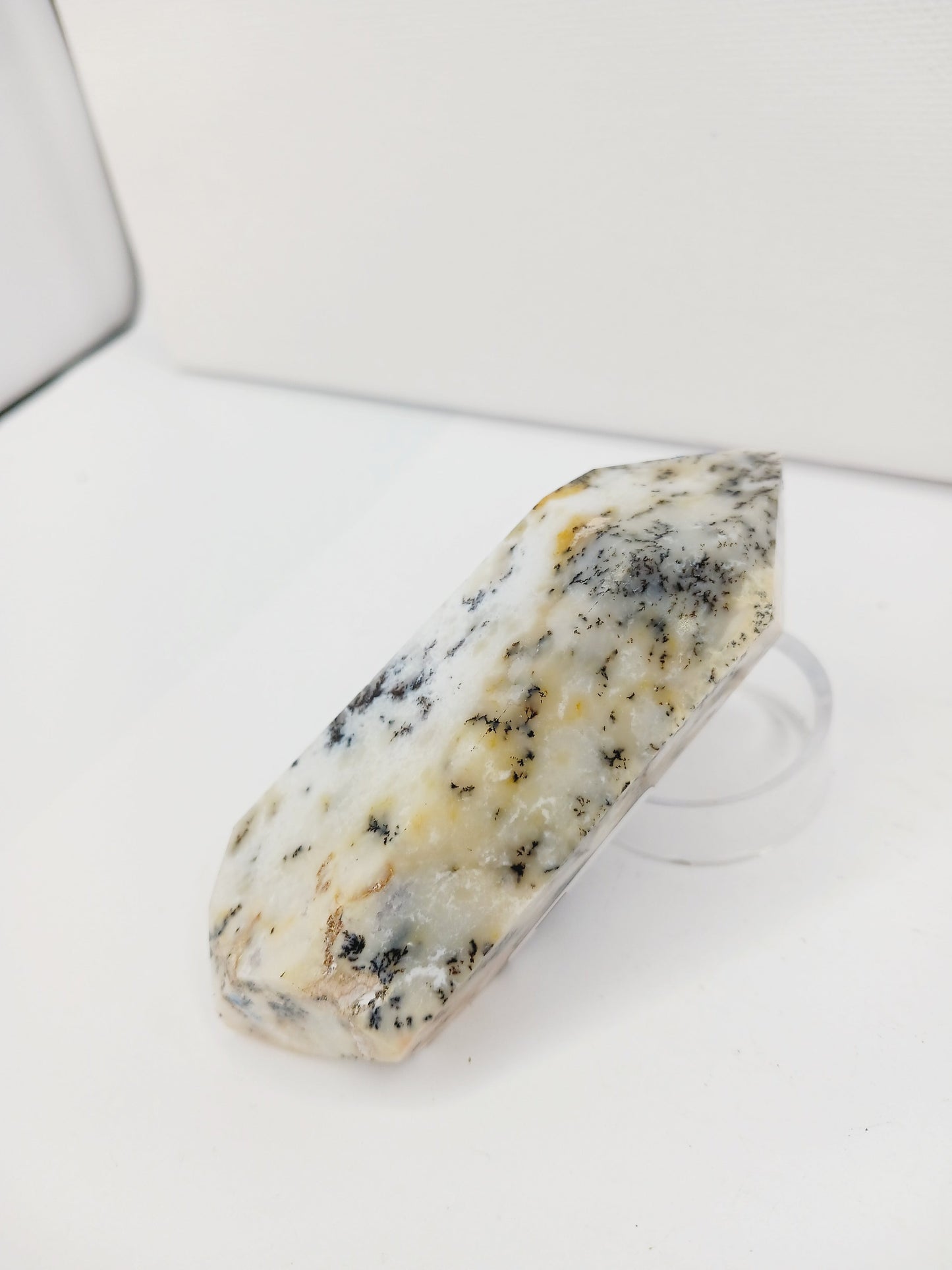 š¤šæ Dendritic Opal Double Terminated ā Growth Balance and Spiritual Connection ⨠- 1 - Towers