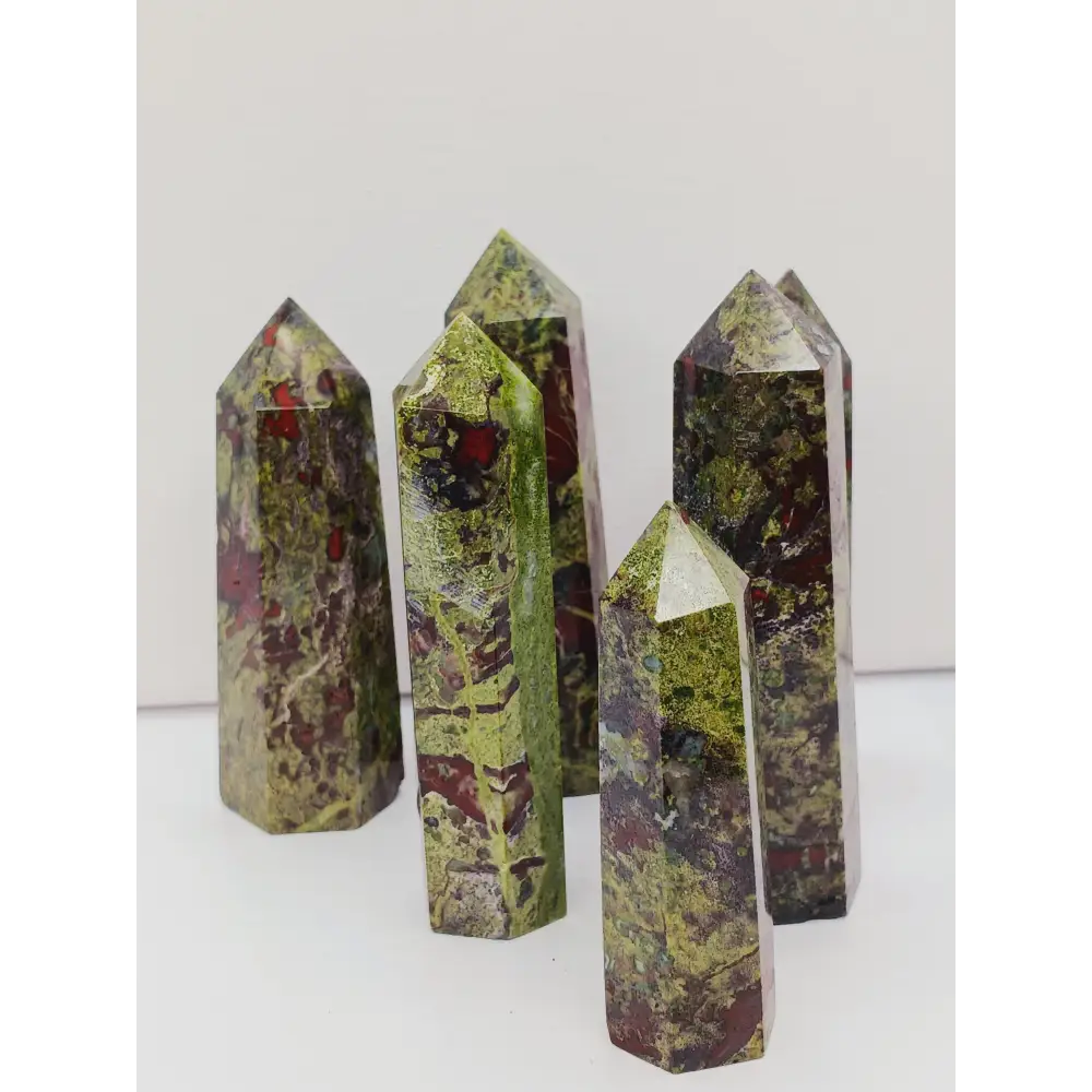 šā¤ļø Dragonās Blood Jasper Tower Intuitive Pick ā Courage Vitality and Empowerment ⨠- Towers
