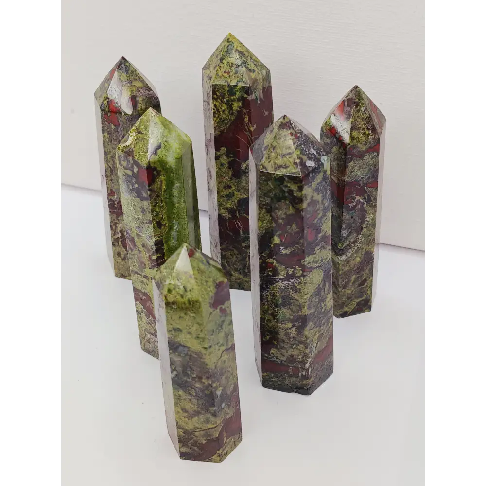 šā¤ļø Dragonās Blood Jasper Tower Intuitive Pick ā Courage Vitality and Empowerment ⨠- Towers