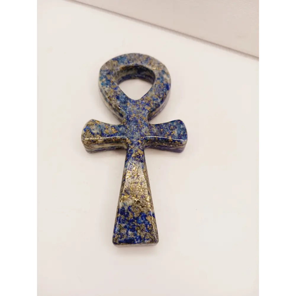 ๐โจ Egyptian Ankh Carvings 4โ4.5โโ โ Eternal Life Protection and Sacred Power ๐ - 3 - Lapis - Carvings
