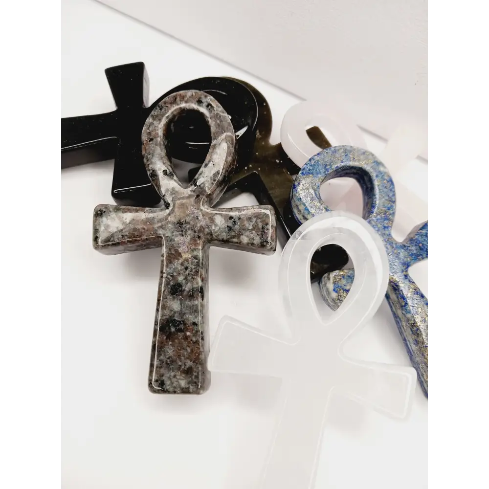 ๐โจ Egyptian Ankh Carvings 4โ4.5โโ โ Eternal Life Protection and Sacred Power ๐ - Carvings
