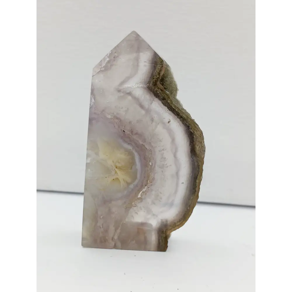 🌈✨ Fluorite and Scolecite with Pyrite Tower – Clarity Peace and Manifestation ⚡ - 16 - 3.5’’ - Towers