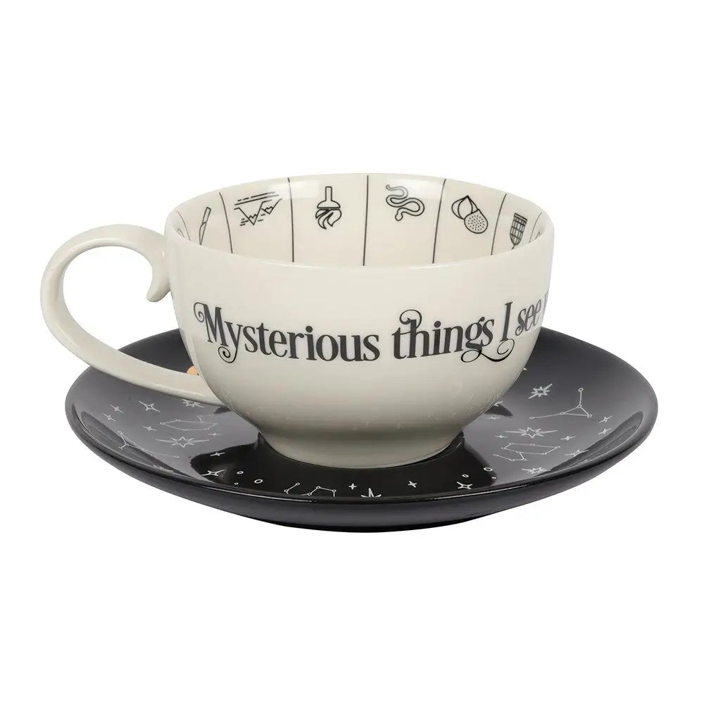 🍵🔮 Fortune Telling Tea Leaf Reading Teacup – Unlock Mystical Messages from Every Sip! ✨ - Teas & Accessories