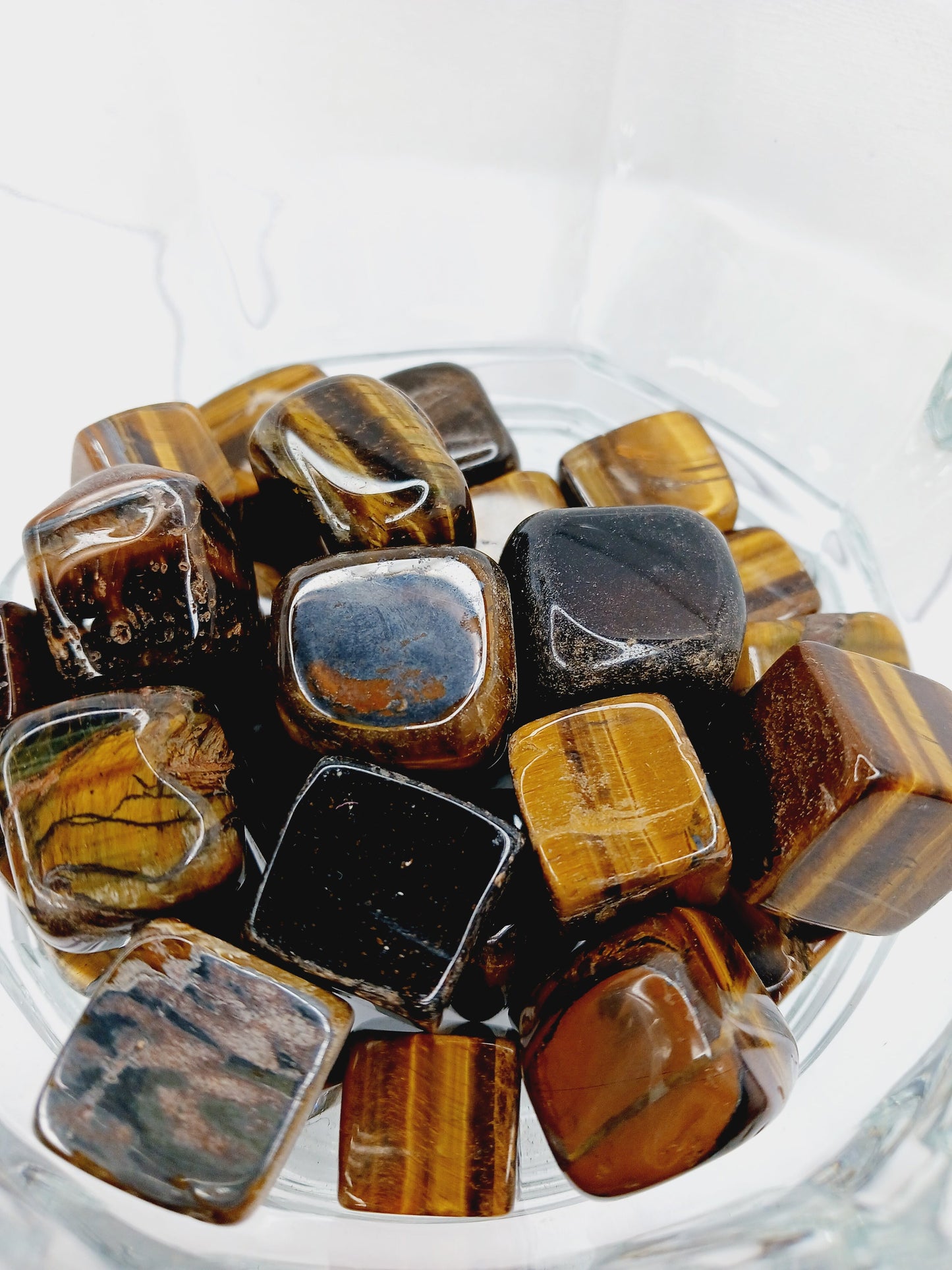 š”⨠Golden Tigers Eye Cube ā Confidence Protection and Focus š§ - Tumbles