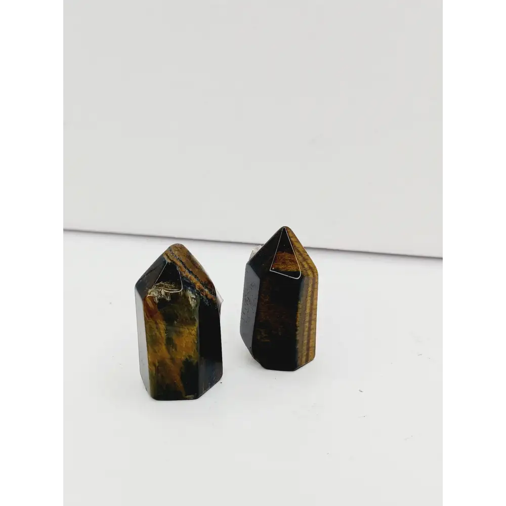 🟡🪨 Golden Tigers Eye Iron Tower – Strength Clarity and Grounded Confidence ✨ - Towers