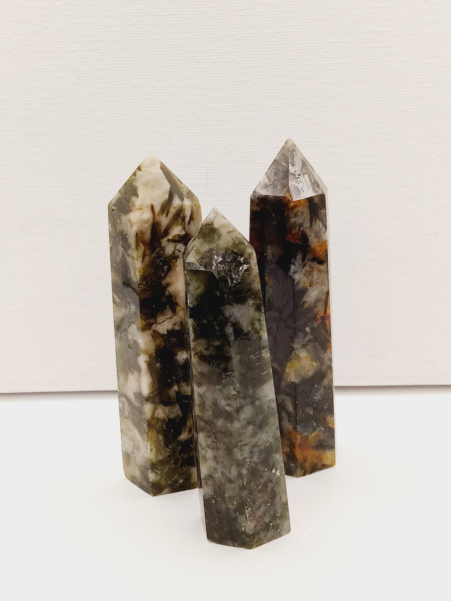 💚✨ Green Lepidolite with Mica Towers 2–3.5’’ – Calm Balance and Heart Healing 🌿 - 3.25 - 3.75’’