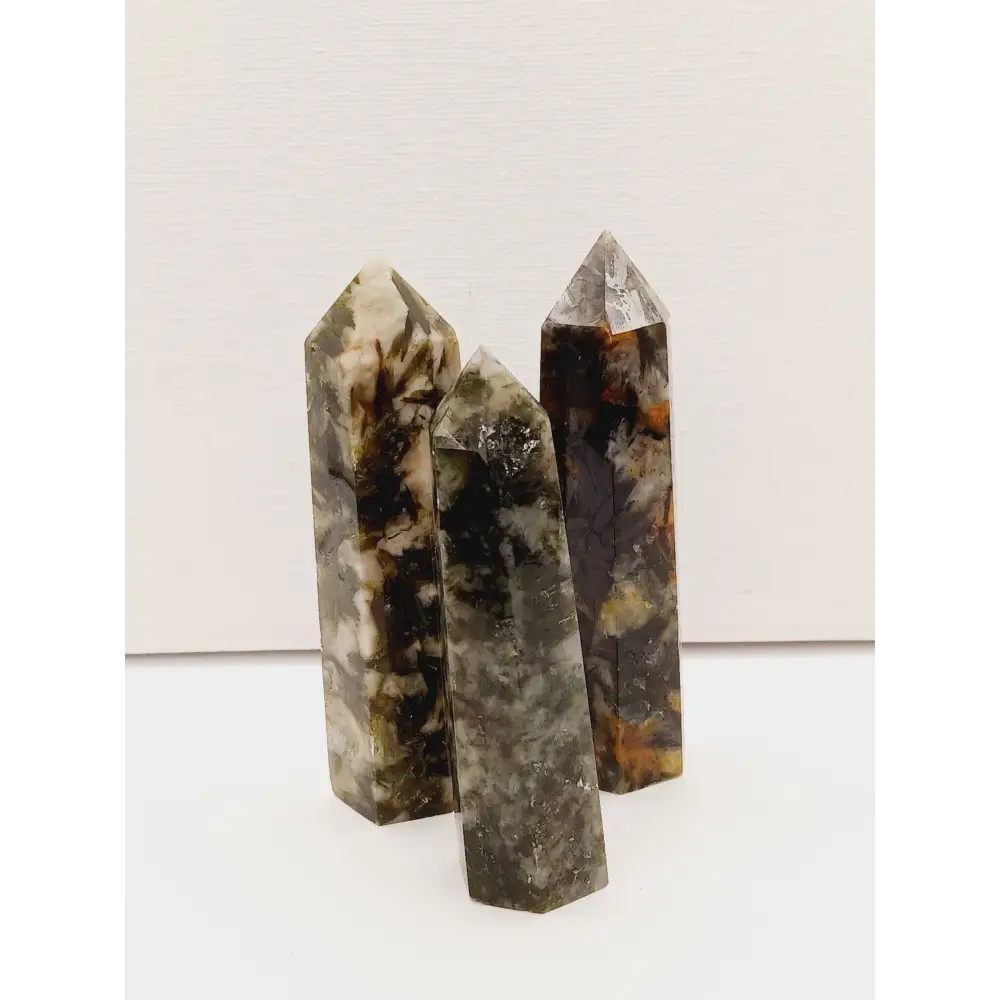 💚✨ Green Lepidolite with Mica Towers 2–3.5’’ – Calm Balance and Heart Healing 🌿 - 3.25 - 3.75’’