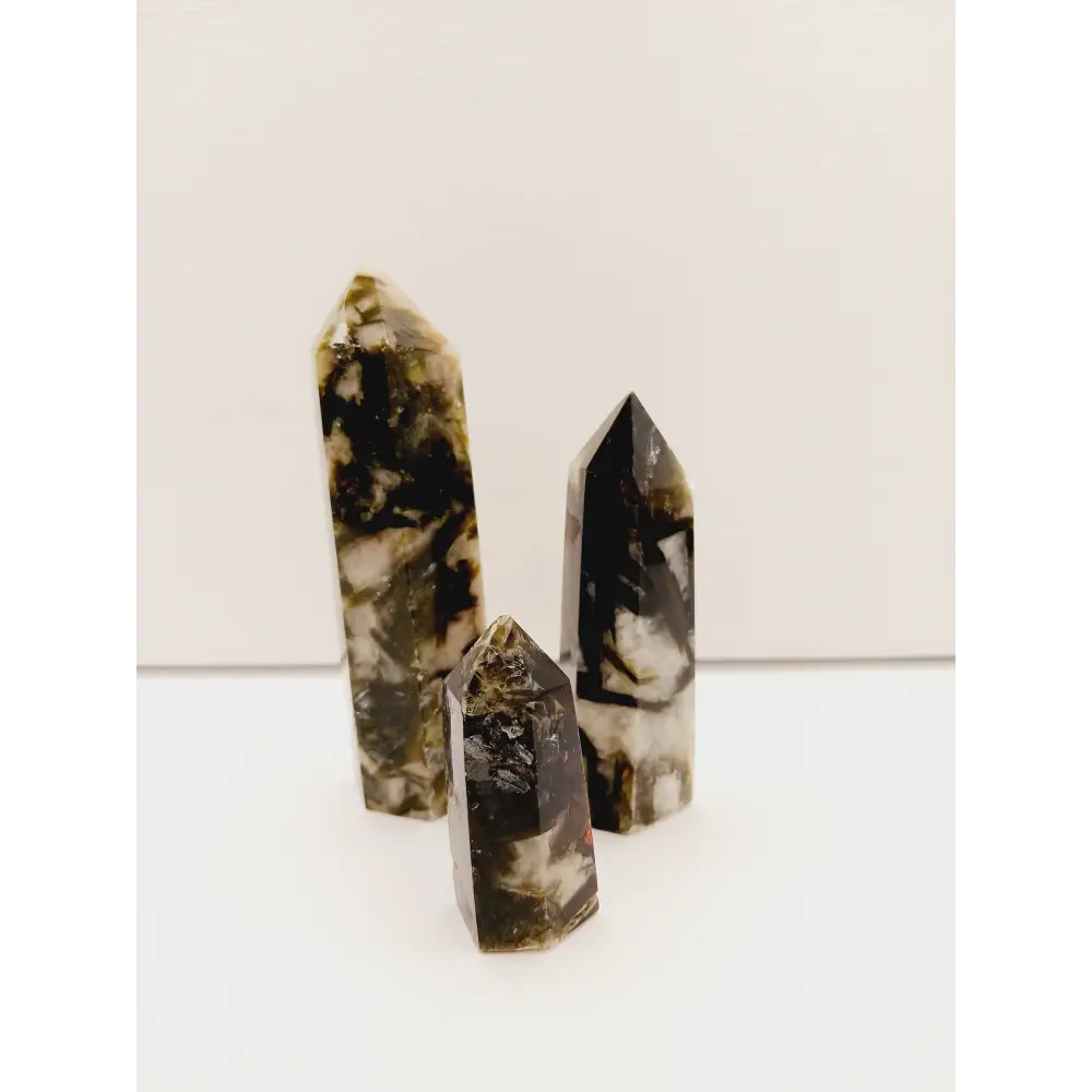💚✨ Green Lepidolite with Mica Towers 2–3.5’’ – Calm Balance and Heart Healing 🌿