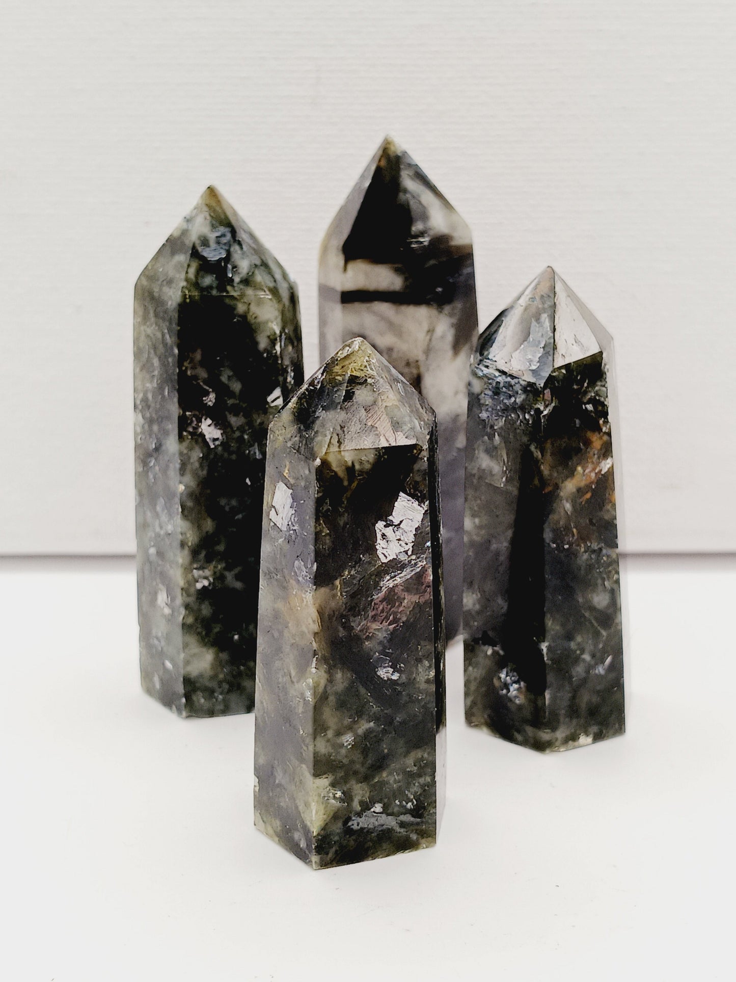 💚✨ Green Lepidolite with Mica Towers 2–3.5’’ – Calm Balance and Heart Healing 🌿 - 2.25 - 2.75’’