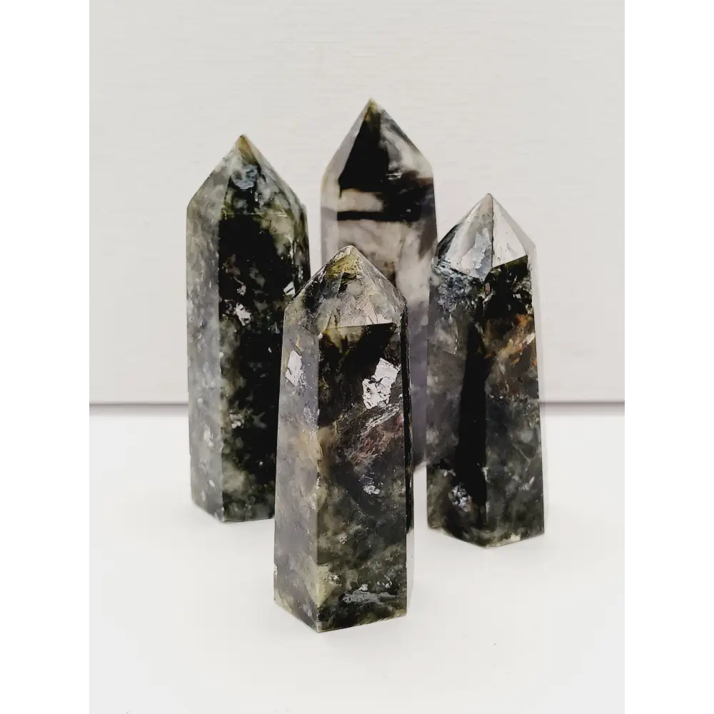 💚✨ Green Lepidolite with Mica Towers 2–3.5’’ – Calm Balance and Heart Healing 🌿 - 2.25 - 2.75’’