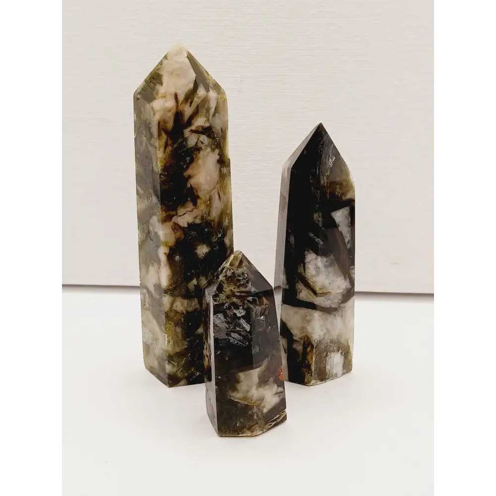 💚✨ Green Lepidolite with Mica Towers 2–3.5’’ – Calm Balance and Heart Healing 🌿