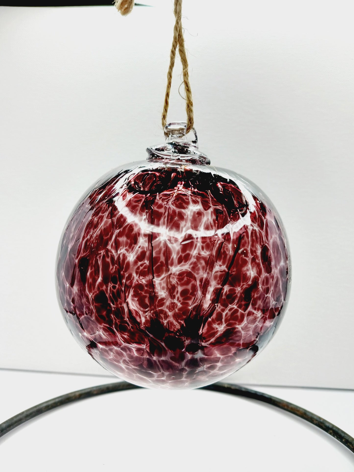 🔮✨Handblown Glass Witch Ball – Protection Tradition and Magical Beauty ✨🔮 - 4’’-Violets - Home Decor