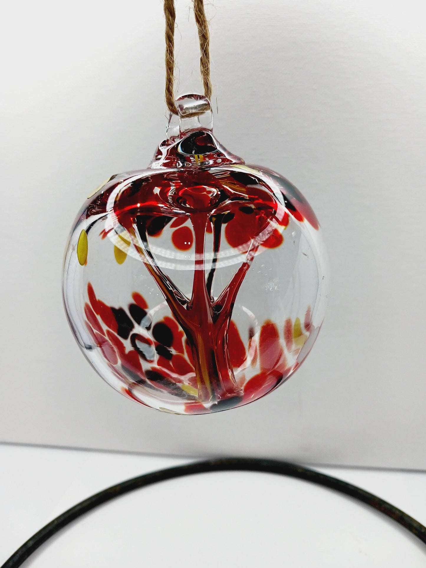 🔮✨Handblown Glass Witch Ball – Protection Tradition and Magical Beauty ✨🔮 - 3’’- Assorted Autumn Colors - Home Decor