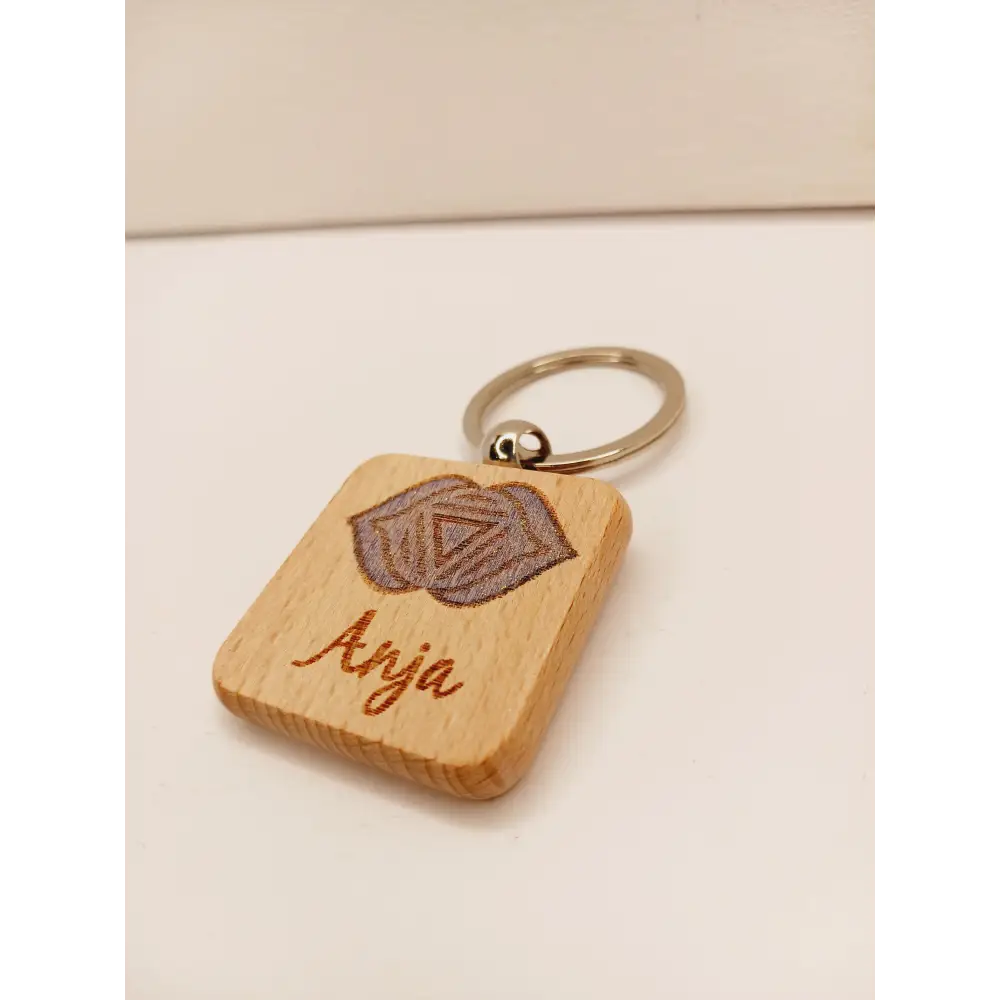 ๐ Handmade Wooden Chakra Keychains ๐ - Anja - Third Eye