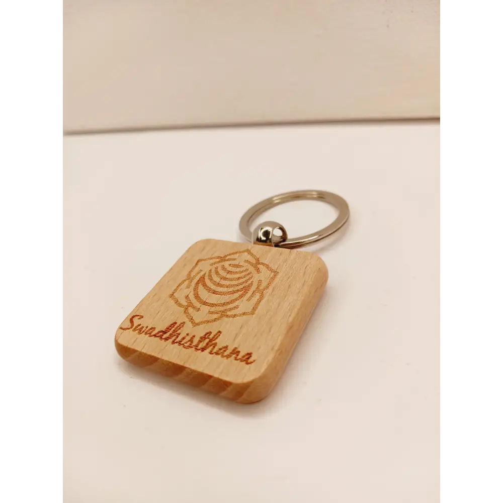 ๐ Handmade Wooden Chakra Keychains ๐ - Swadhisthana - Sacral Chakra
