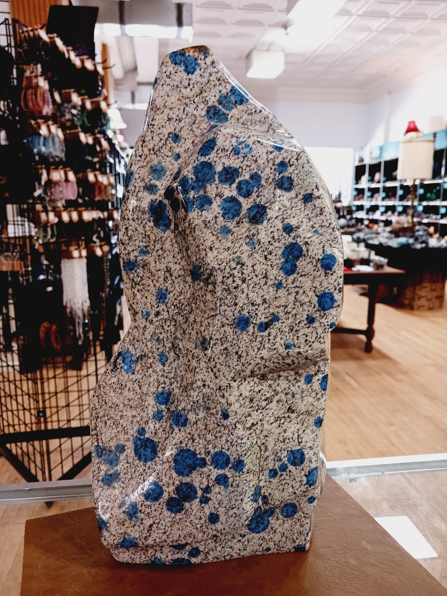 🔵✨ K2 Polished Specimen – Insight Harmony and High Vibration 🏔️ 16’’ x 8’’