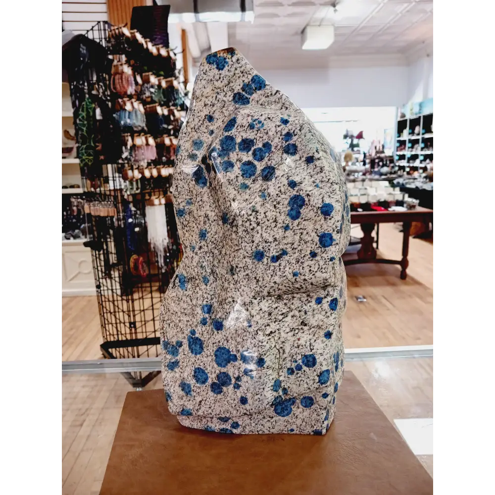 🔵✨ K2 Polished Specimen – Insight Harmony and High Vibration 🏔️ 16’’ x 8’’