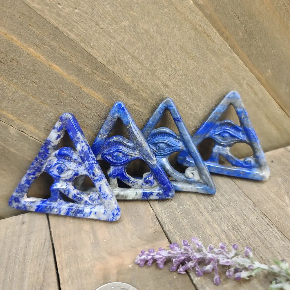 Lapis Eye of Horus - Carvings