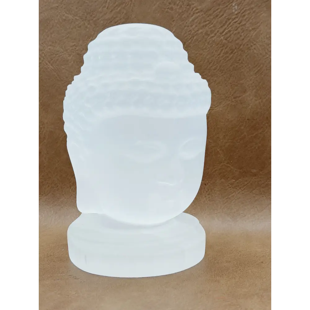 š¤āØ Large Selenite Buddha Head Carving ā Enlightenment Serenity and High-Vibrational Clarity! š§ - Carvings