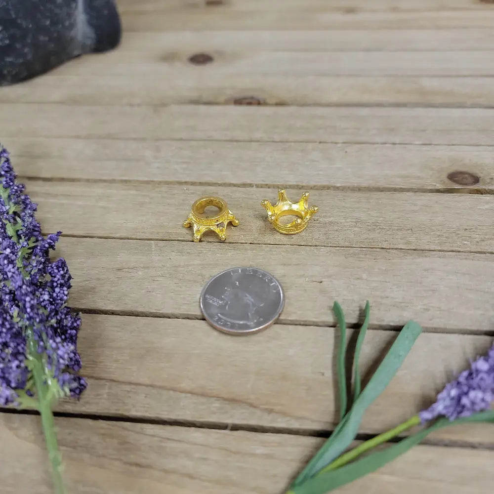 Metal Sphere Stands - Tiny Brass Colored Stand - STANDS