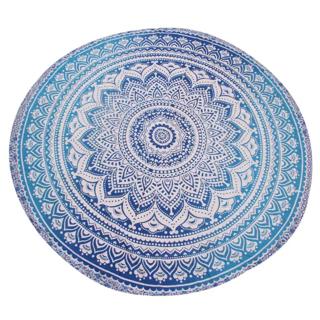 Ombre Round Mandala Wall Hanging 72’’ - Tapestry