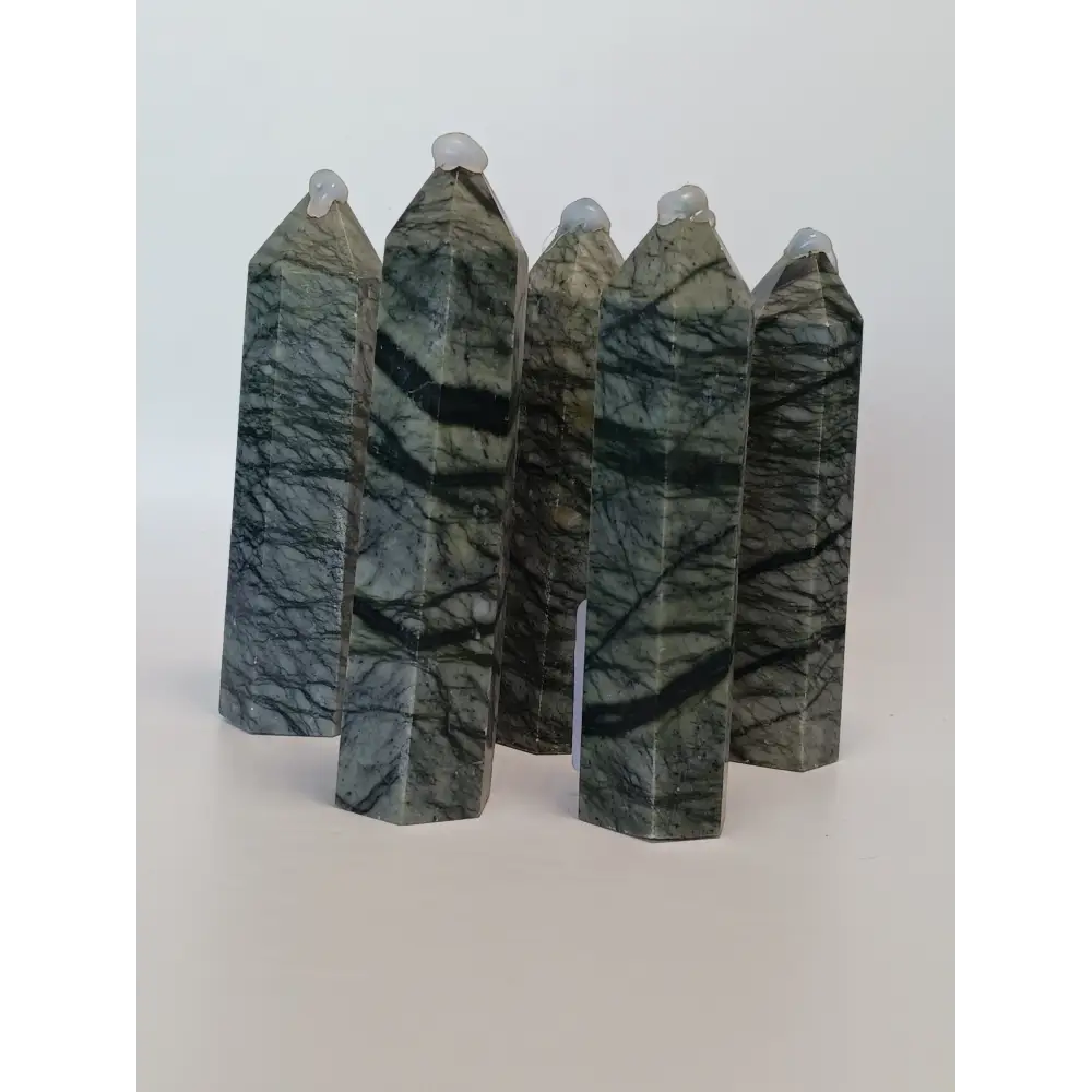 Online Intuitive Pick 3.5’’ Spiderweb Jasper Tower 🕸️