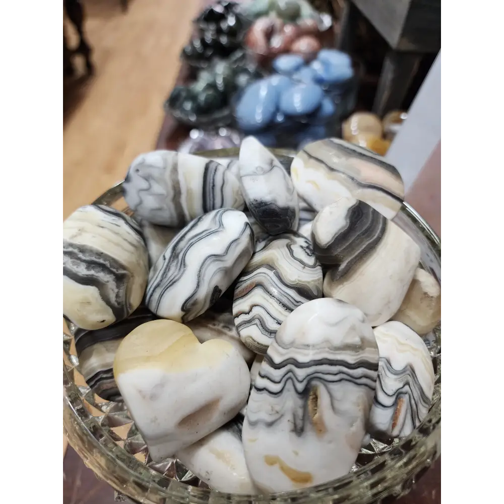 š§”šæ Orange Dendritic Palmstones & Hearts ā Grounded Joy & Natureās Artistry! ⨠- Carvings